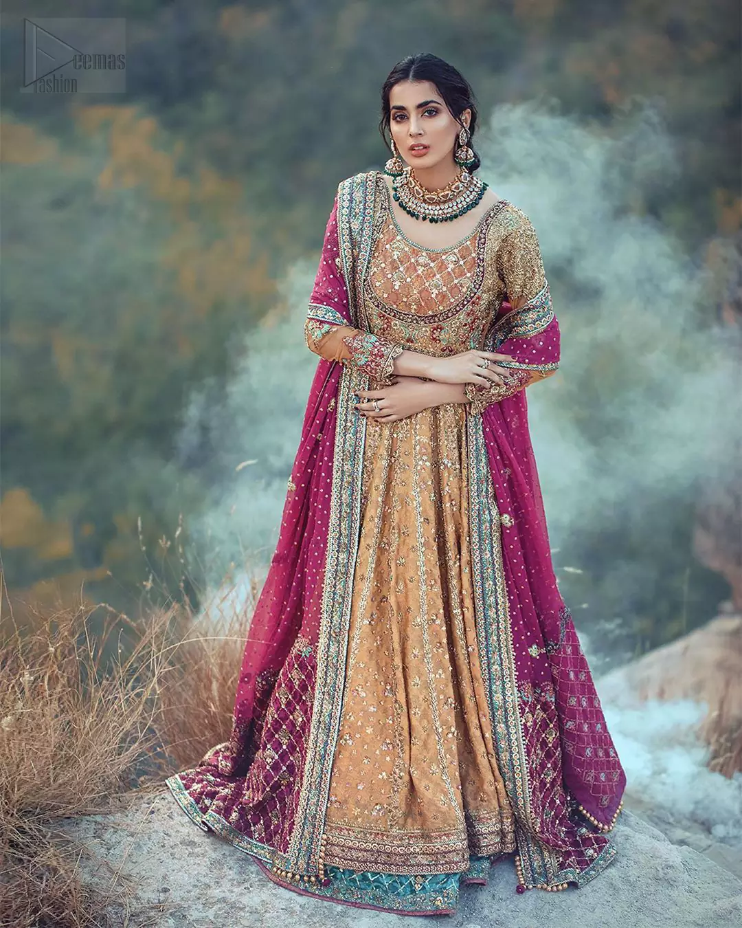 Anarkali Silhouette Lehenga