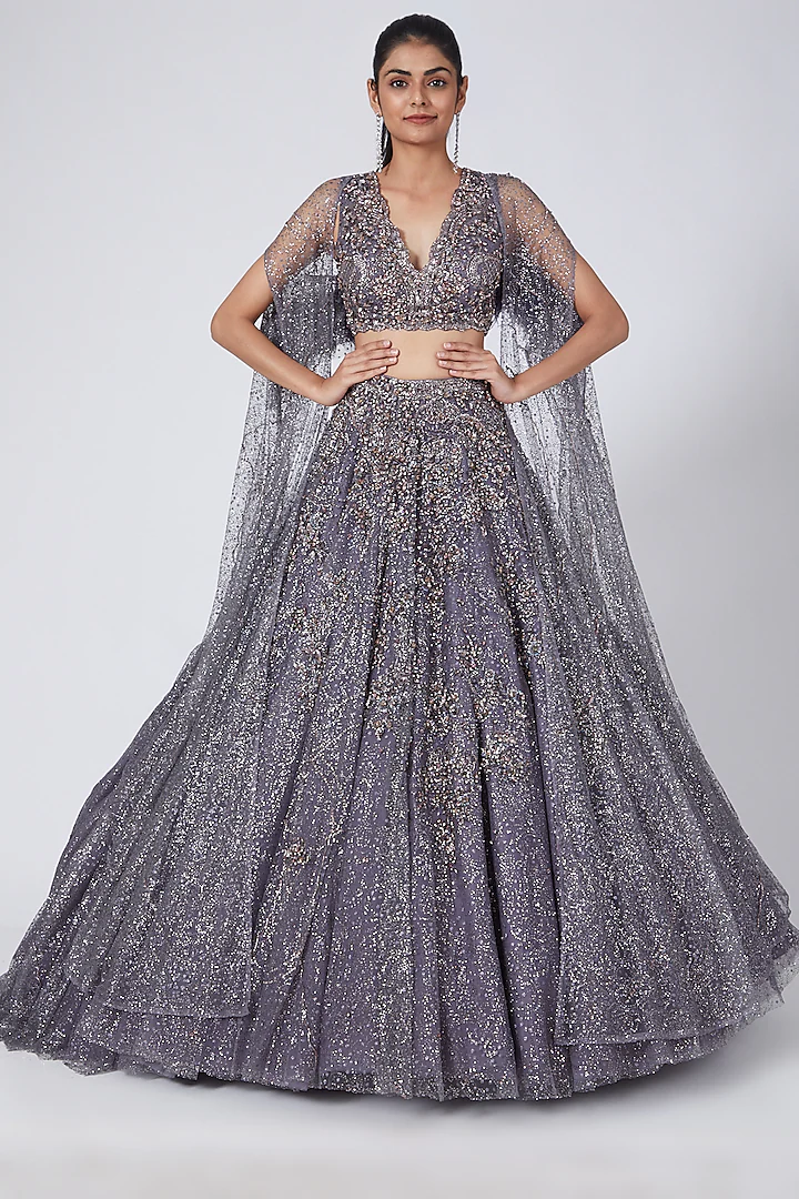 Greyish Lehenga