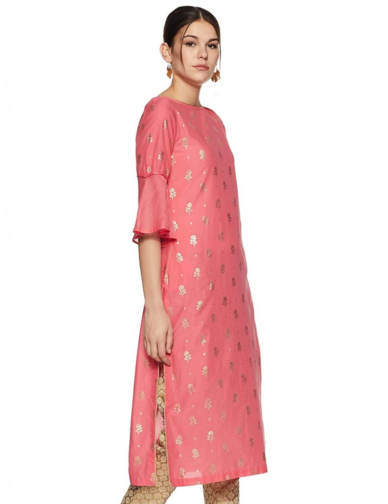 Roll-Up Sleeves Kurti-Be The Dabang